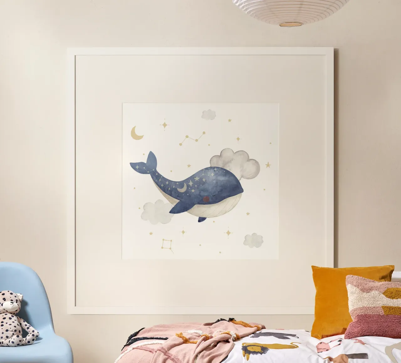 Il mondo dei sogni poster con telaio in legno da Sabrina Ziegenhorn