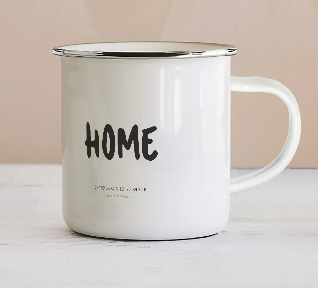 Home 2.0 tazza in smalto da we line studio - design
