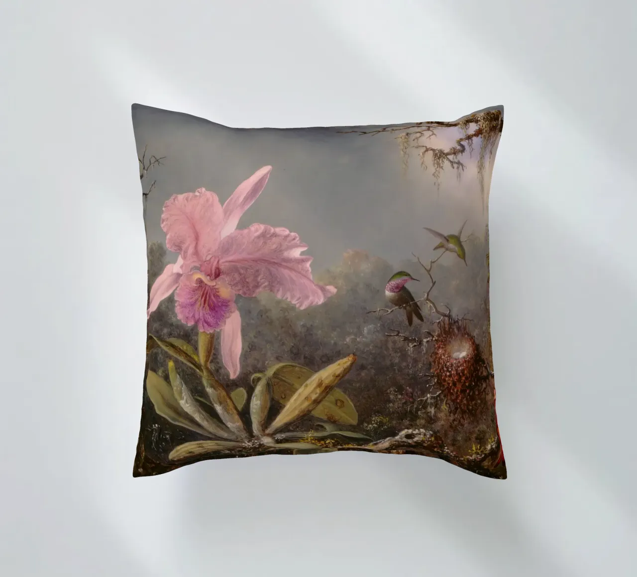 Martin Johnson Heade - Orchidea cattleya cuscino da ARTOTHEK