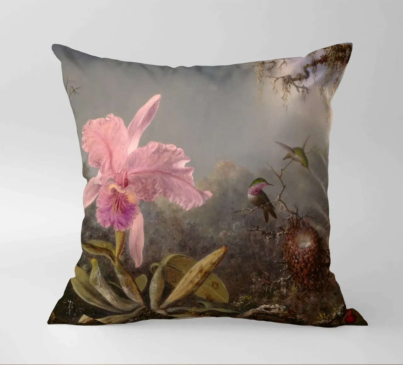 Martin Johnson Heade - Orchidea cattleya cuscino da ARTOTHEK