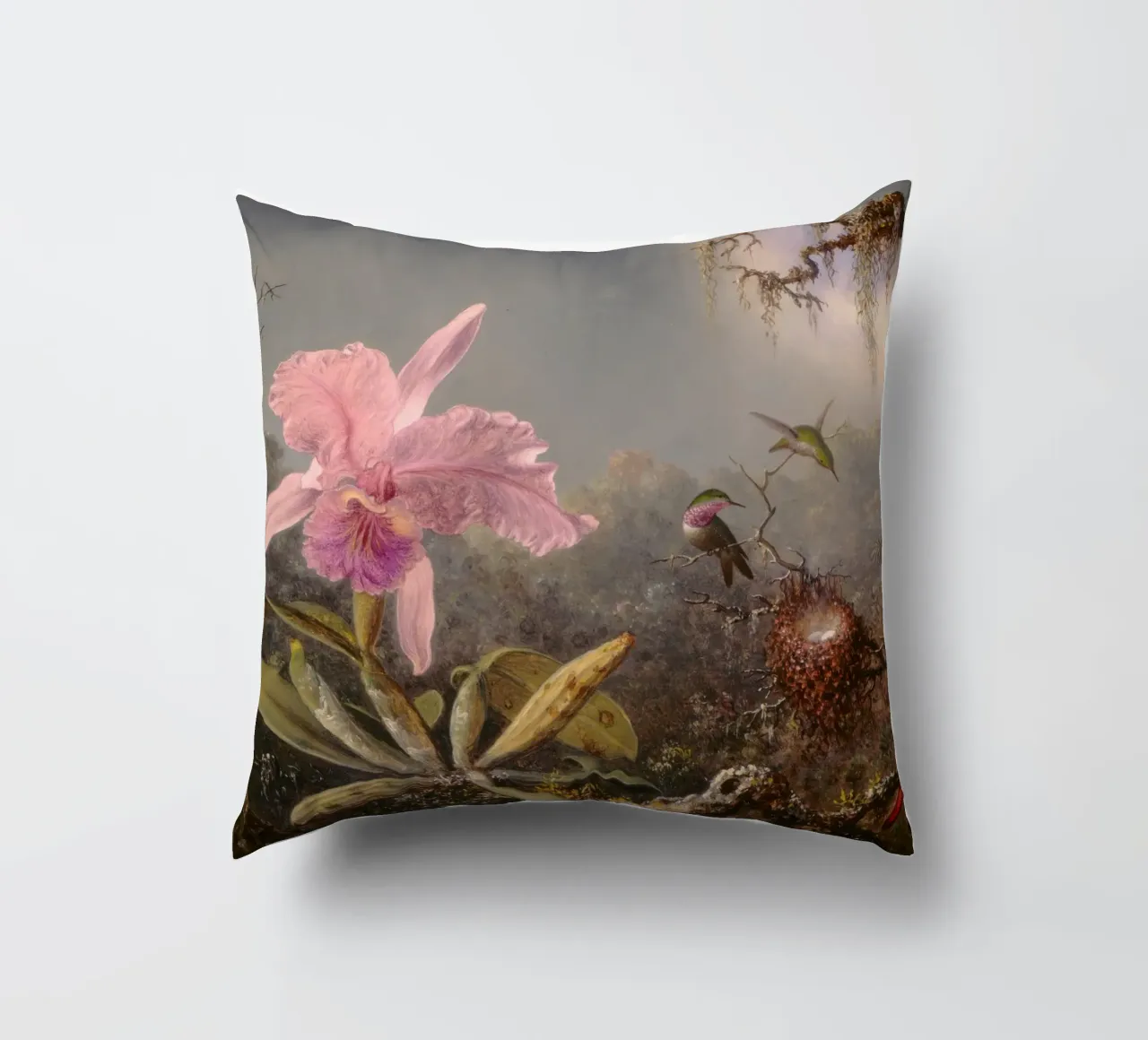 Martin Johnson Heade - Orchidea cattleya cuscino da ARTOTHEK