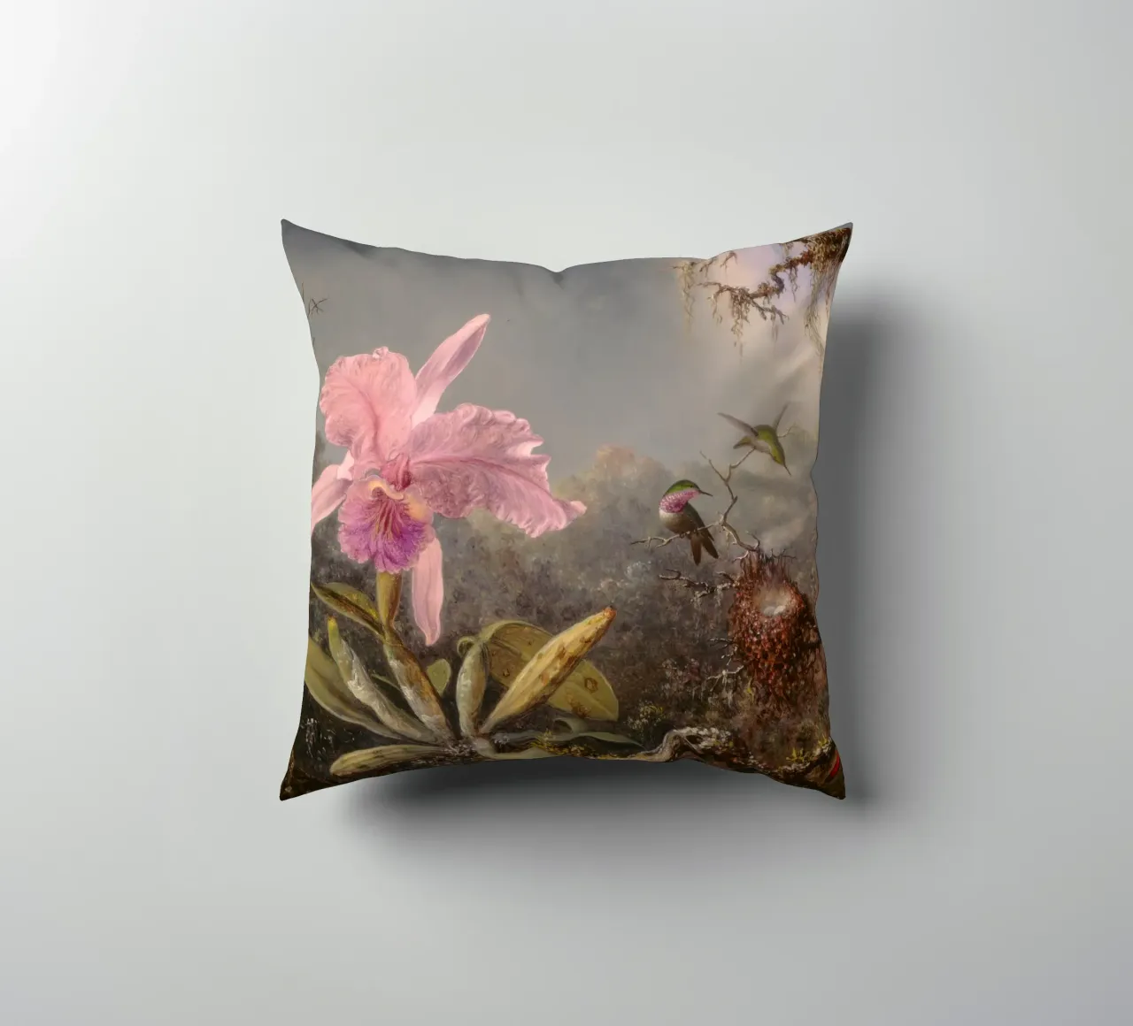 Martin Johnson Heade - Orchidea cattleya cuscino da ARTOTHEK