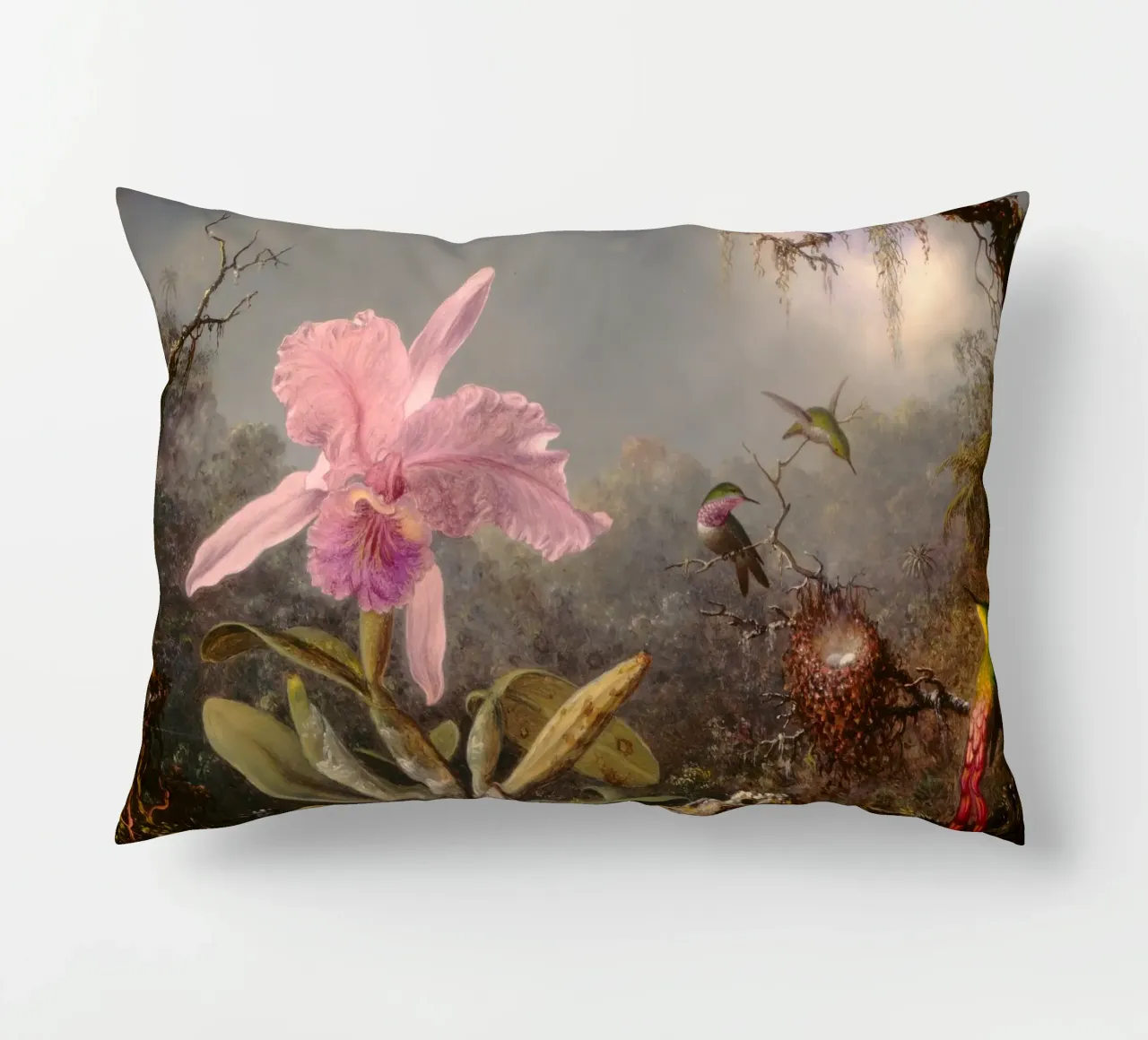 Martin Johnson Heade - Orchidea cattleya cuscino da ARTOTHEK