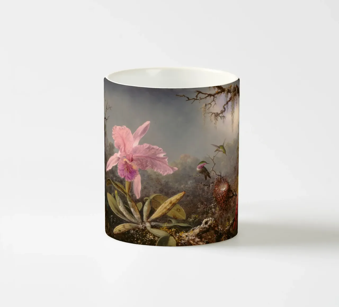 Martin Johnson Heade - Orchidea cattleya tazza in ceramica da ARTOTHEK