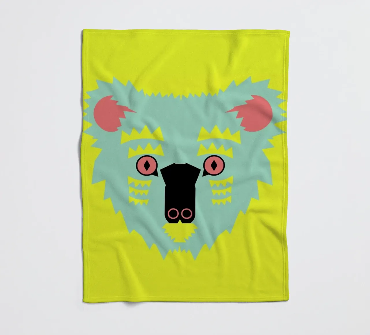 Kute Koala fleece blanket by Gareth Pollock Design