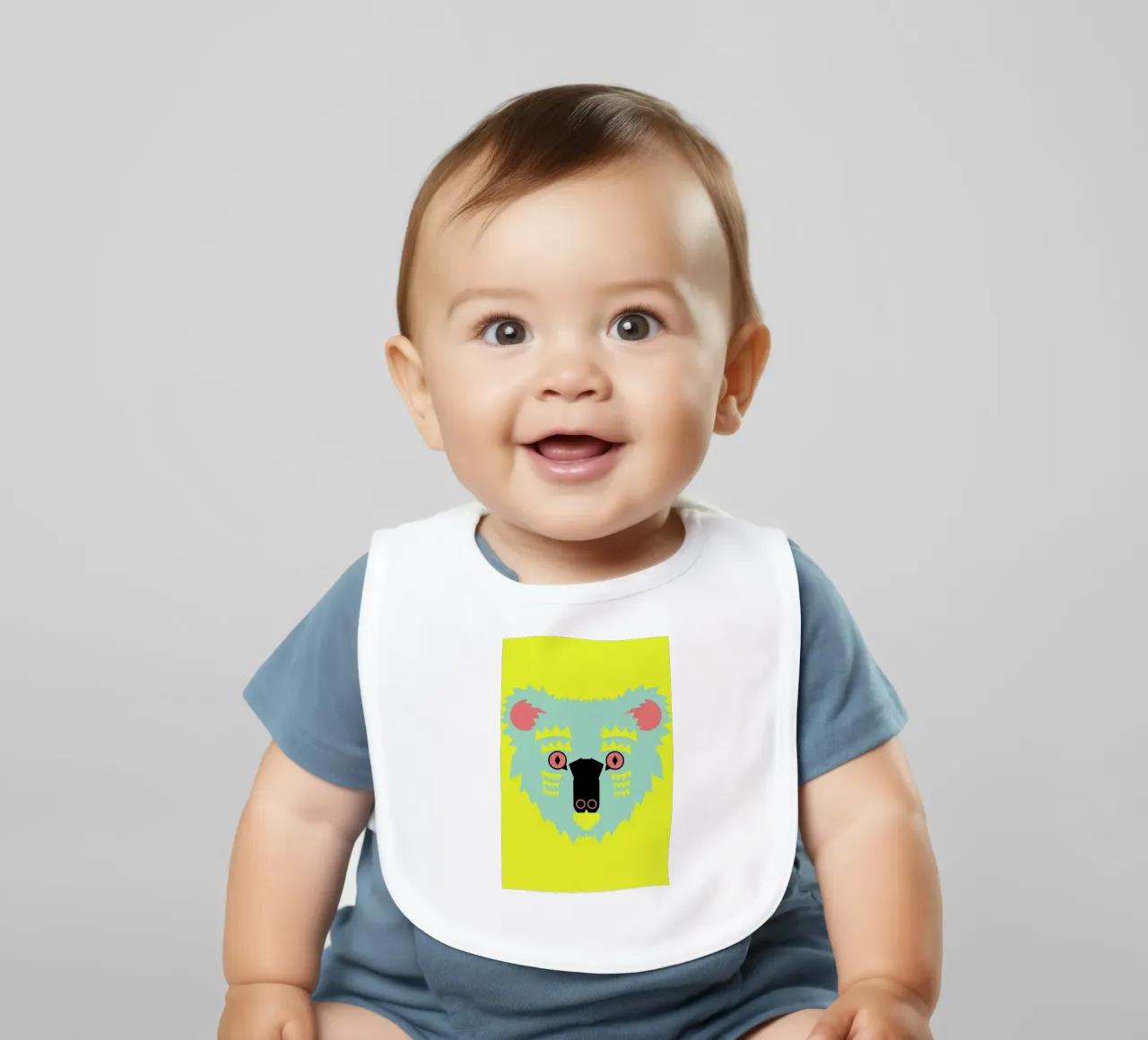 Kute Koala baby bib by Gareth Pollock Design