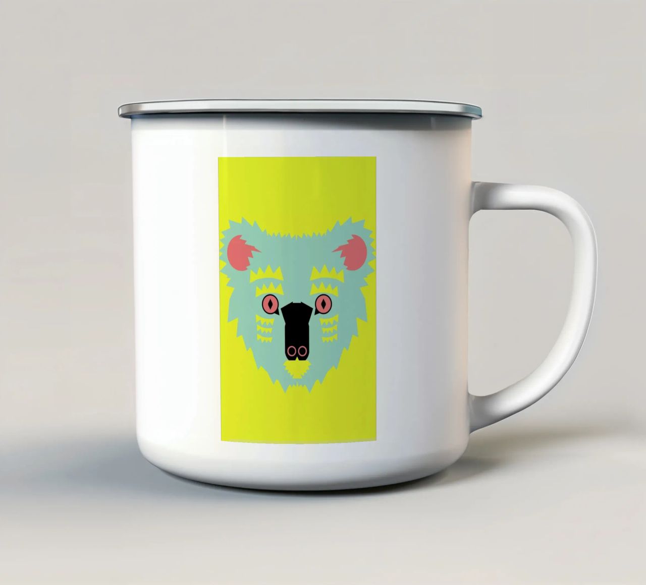 Kute Koala tazza in smalto da Gareth Pollock Design