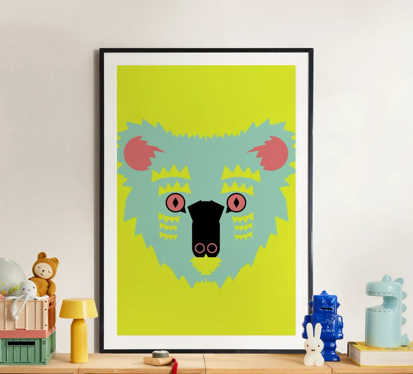 Kute Koala poster van Gareth Pollock Design