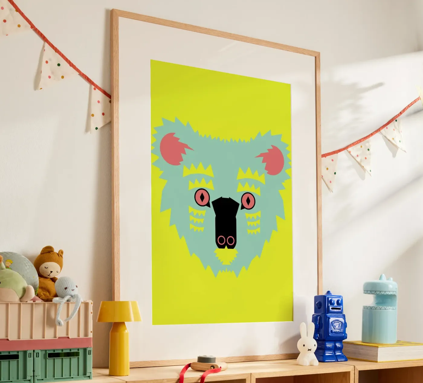 Kute Koala poster van Gareth Pollock Design