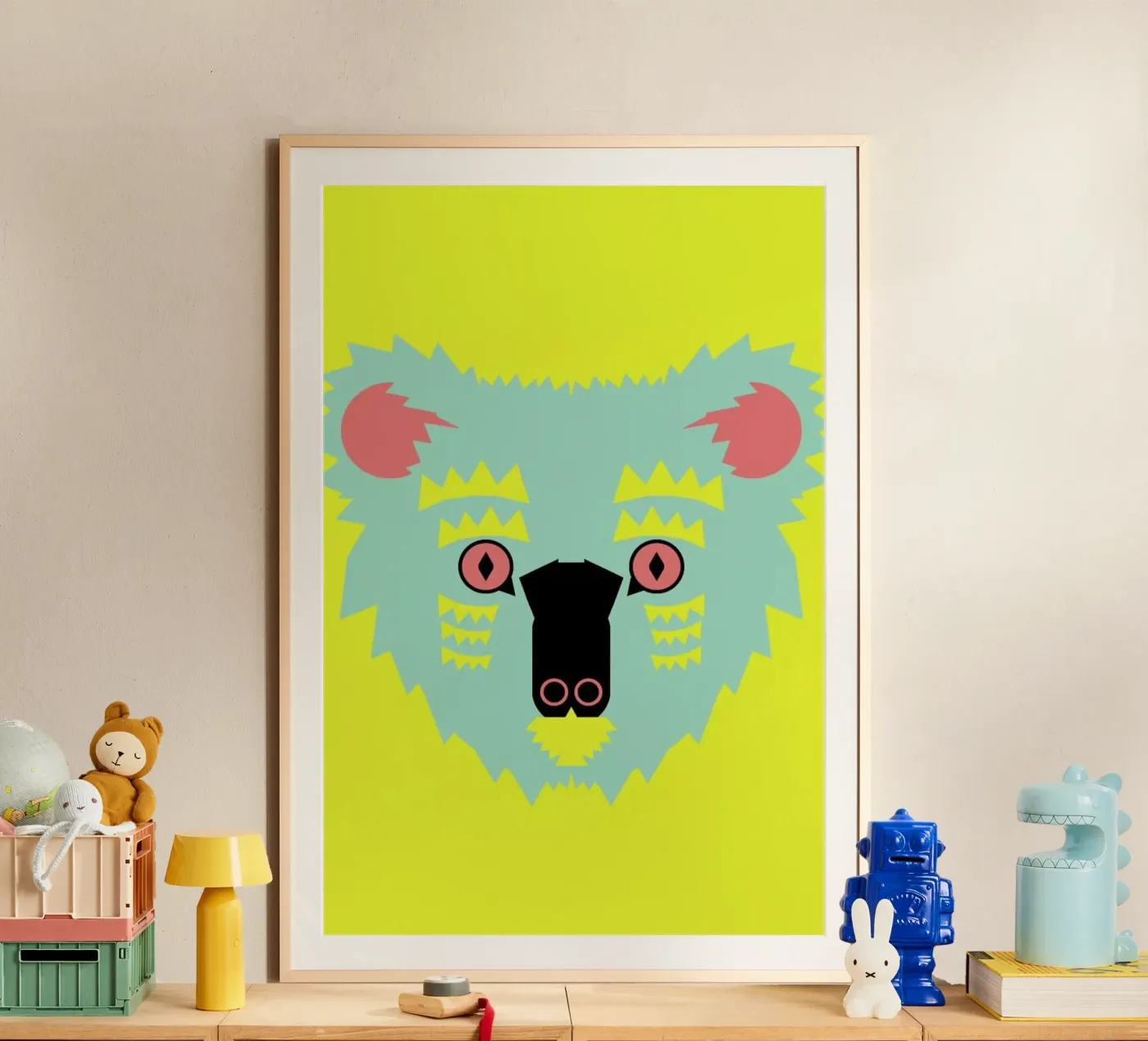 Kute Koala poster van Gareth Pollock Design