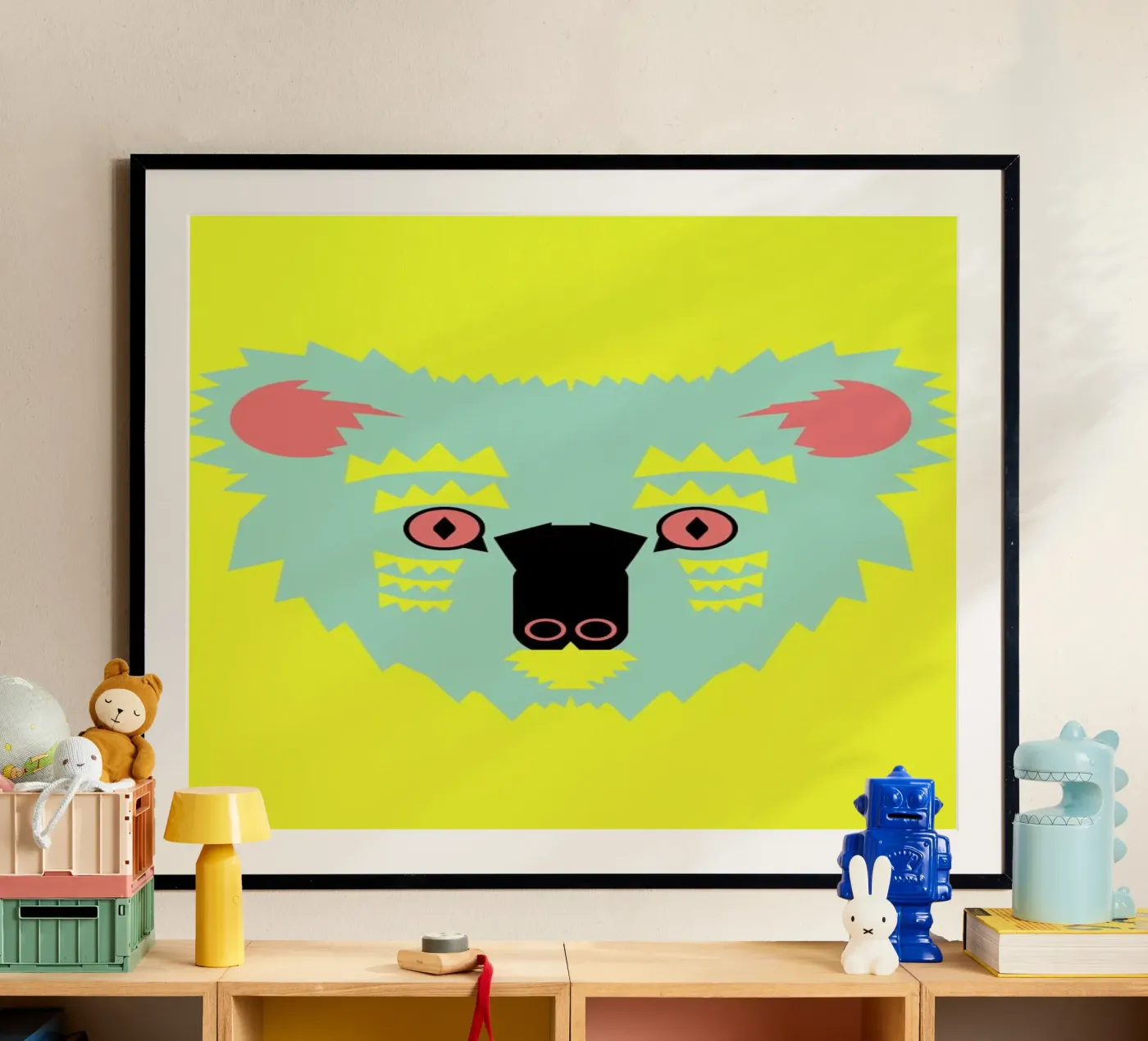 Kute Koala poster van Gareth Pollock Design