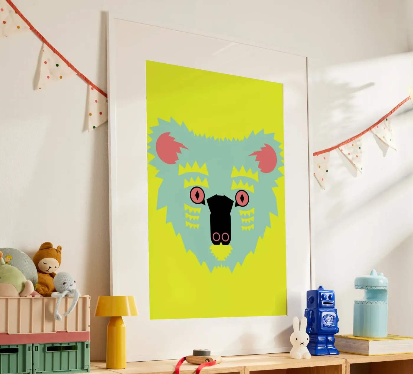 Kute Koala poster van Gareth Pollock Design