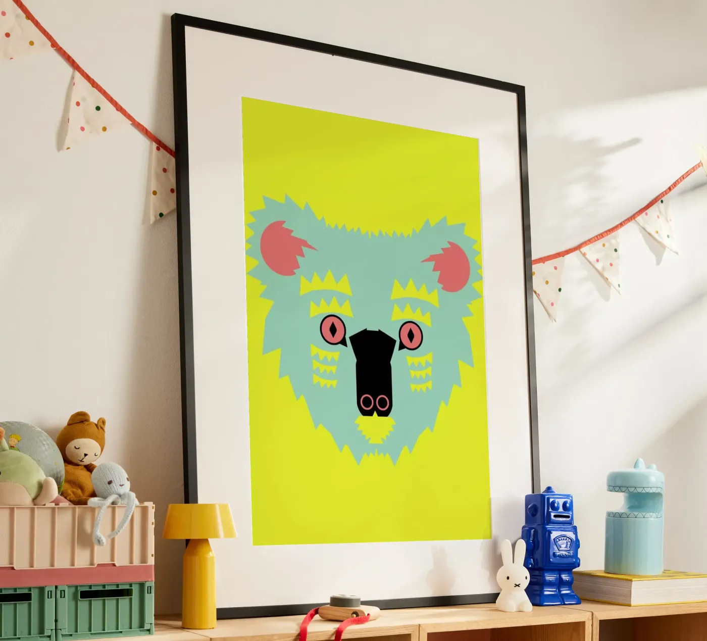 Kute Koala poster van Gareth Pollock Design