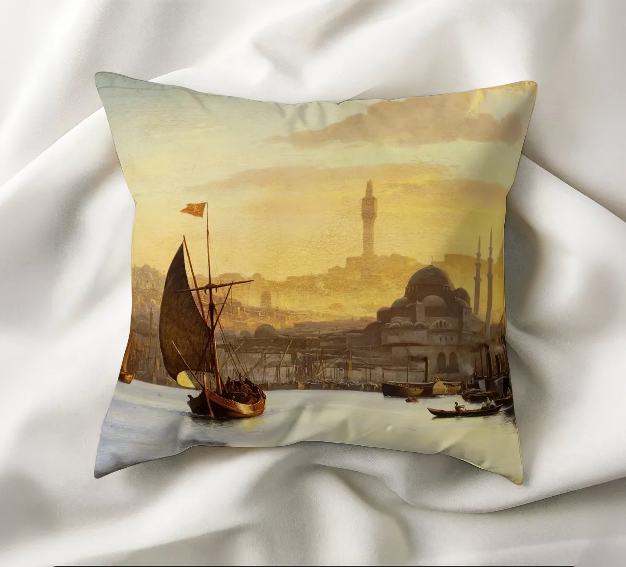 Carl Neumann - Constantinople decorative cushion by ARTOTHEK