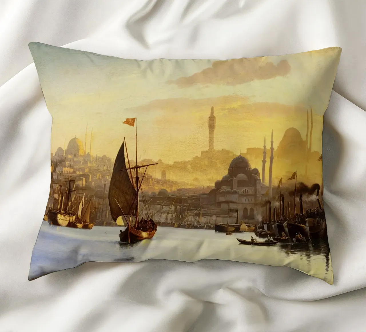 Carl Neumann - Constantinople decorative cushion by ARTOTHEK