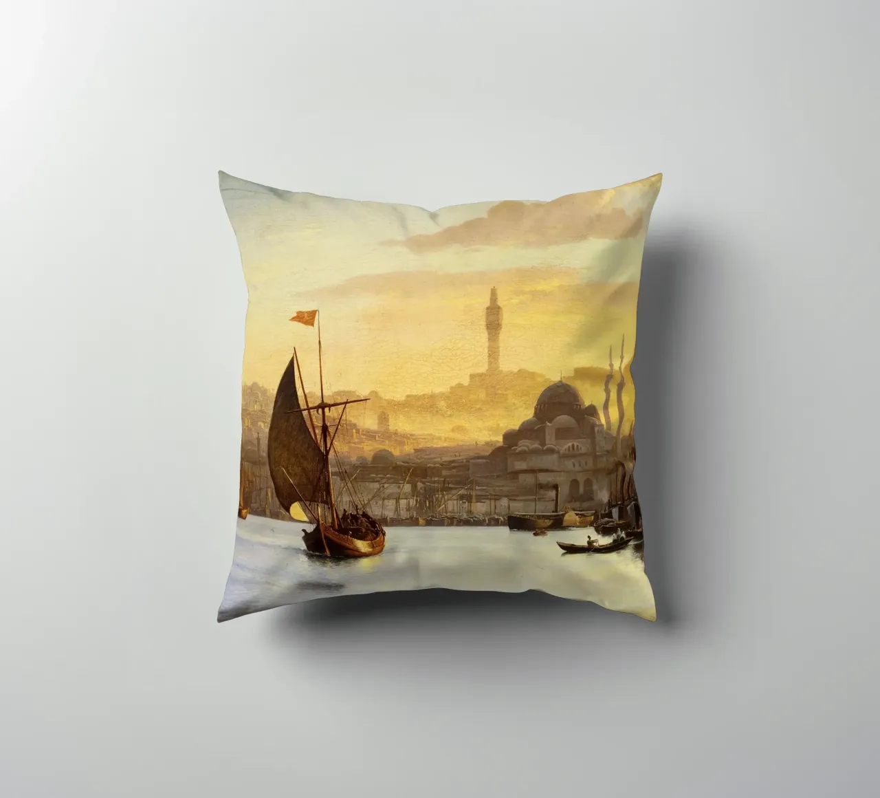 Carl Neumann - Constantinople decorative cushion by ARTOTHEK