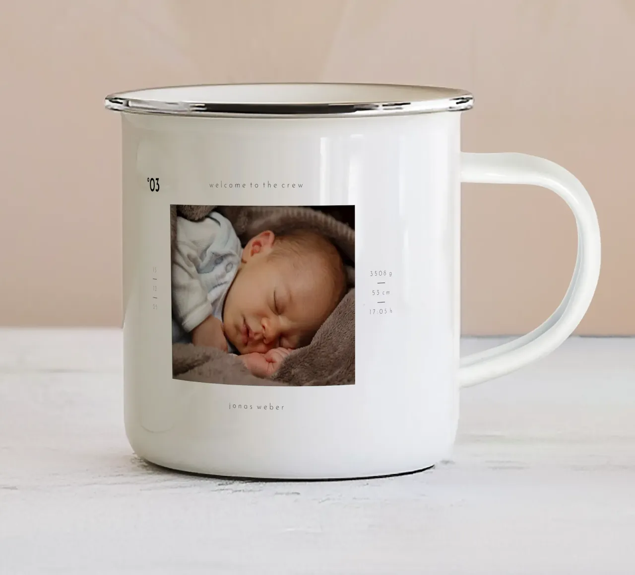 Welcome to the crew tazza in smalto da we line studio - design