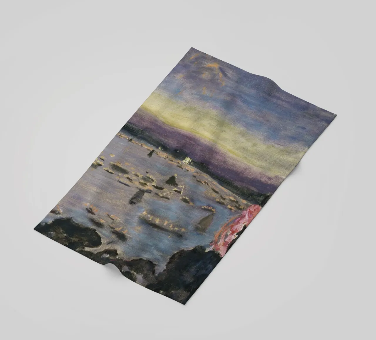 Bonnard - Regata con i lampioni sull'Alster telo mare da ARTOTHEK