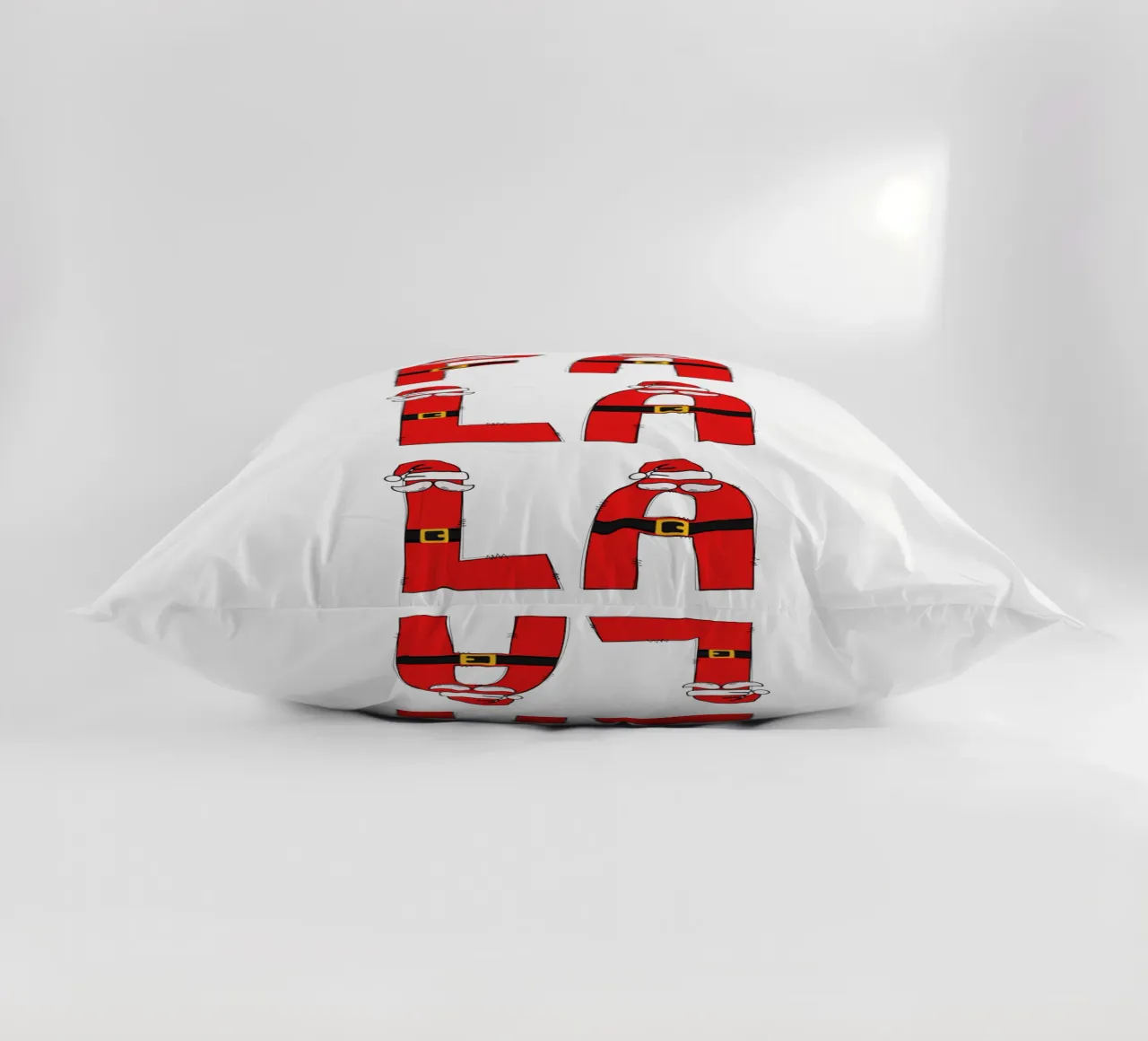Fa la la Christmas cuscino da Shark Printables
