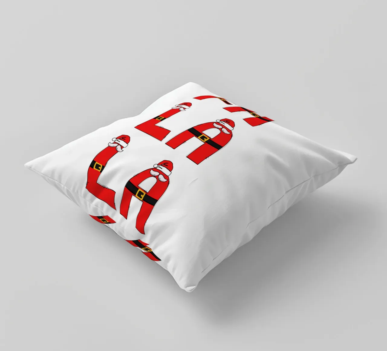 Fa la la Christmas cuscino da Shark Printables