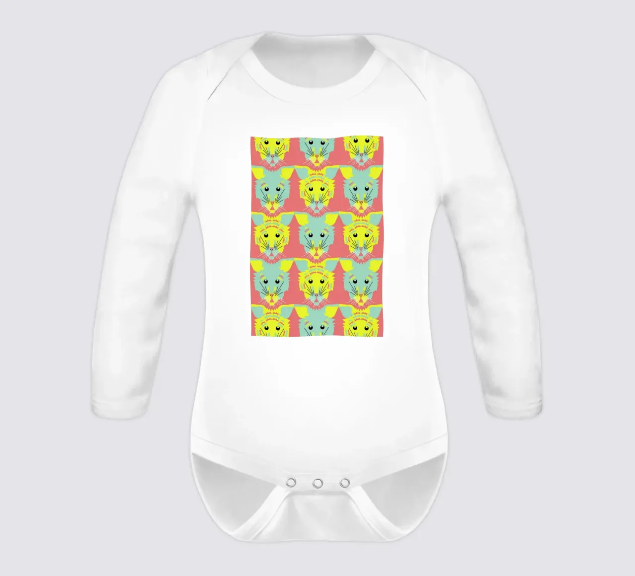 Litters of Kitten body neonato maniche lunghe da Gareth Pollock Design