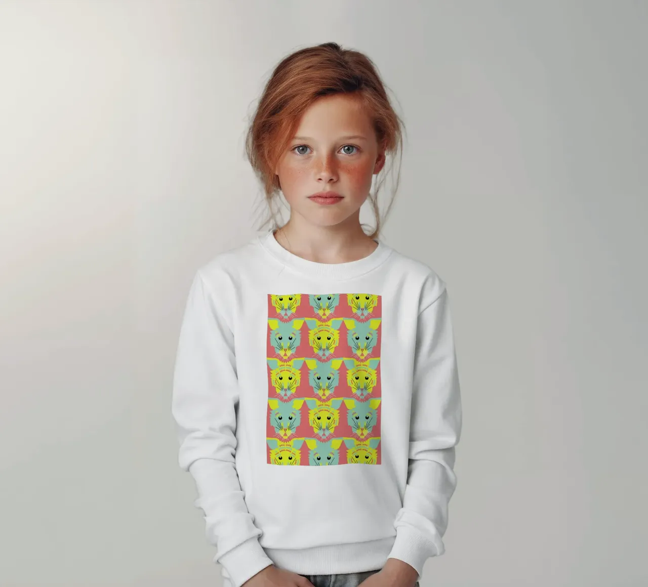 Litters of Kitten kids sweatshirt by Gareth Pollock Design