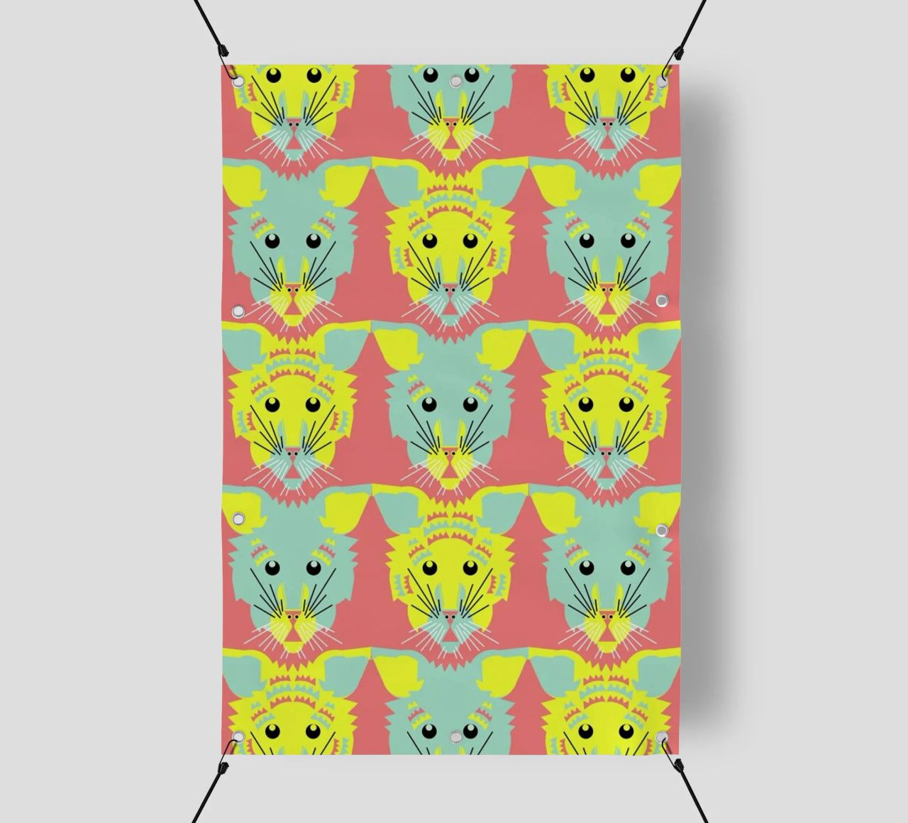 Litters of Kitten telo in pvc da Gareth Pollock Design