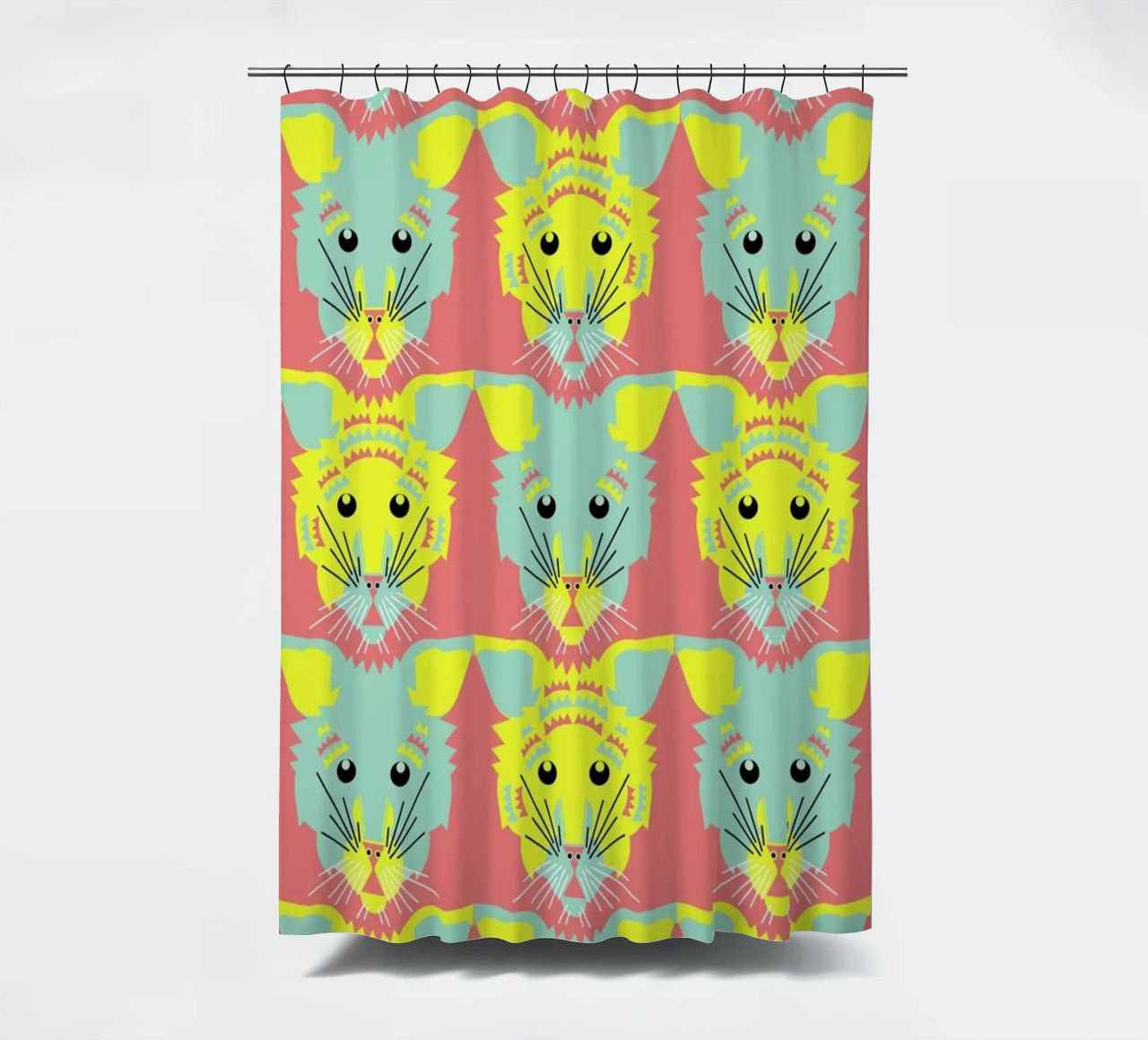 Litters of Kitten tenda da doccia da Gareth Pollock Design
