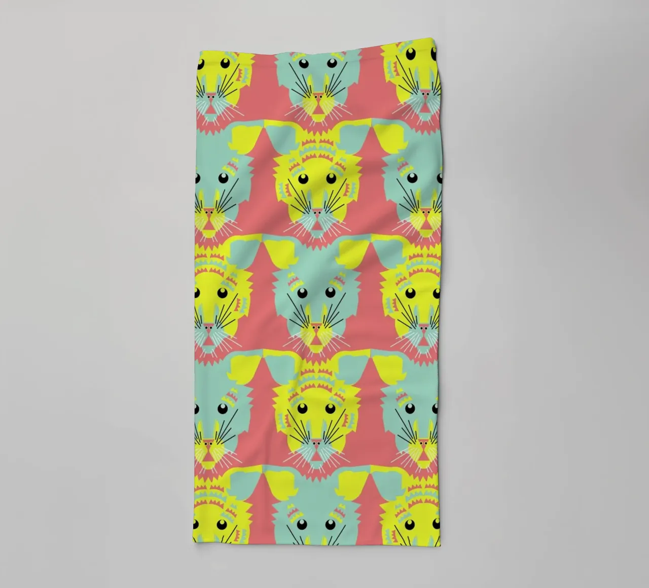 Litters of Kitten badhanddoek van Gareth Pollock Design