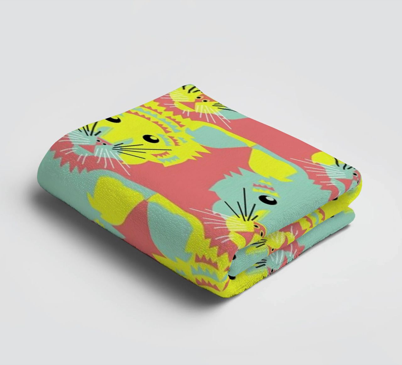 Litters of Kitten asciugamano da bagno da Gareth Pollock Design