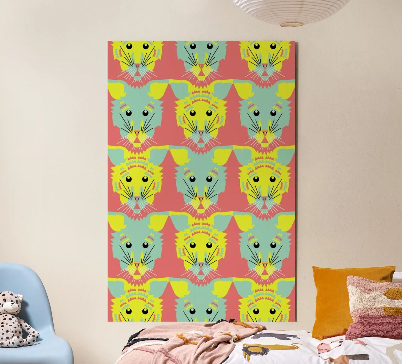 Litters of Kitten alluminio dibond da Gareth Pollock Design