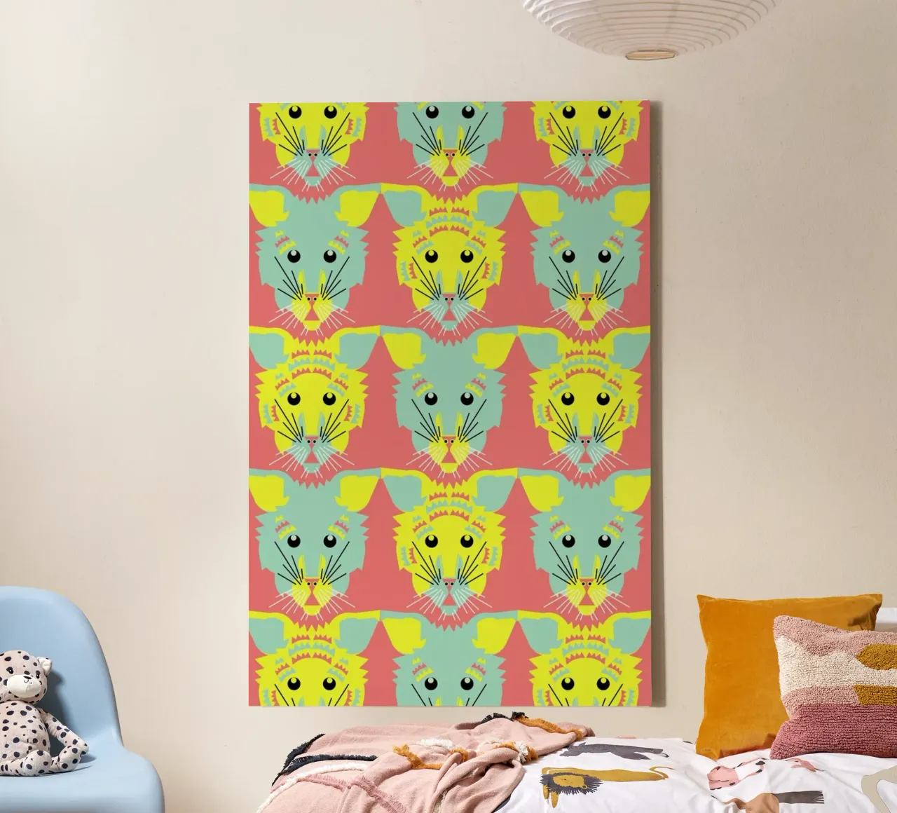 Litters of Kitten tela da Gareth Pollock Design