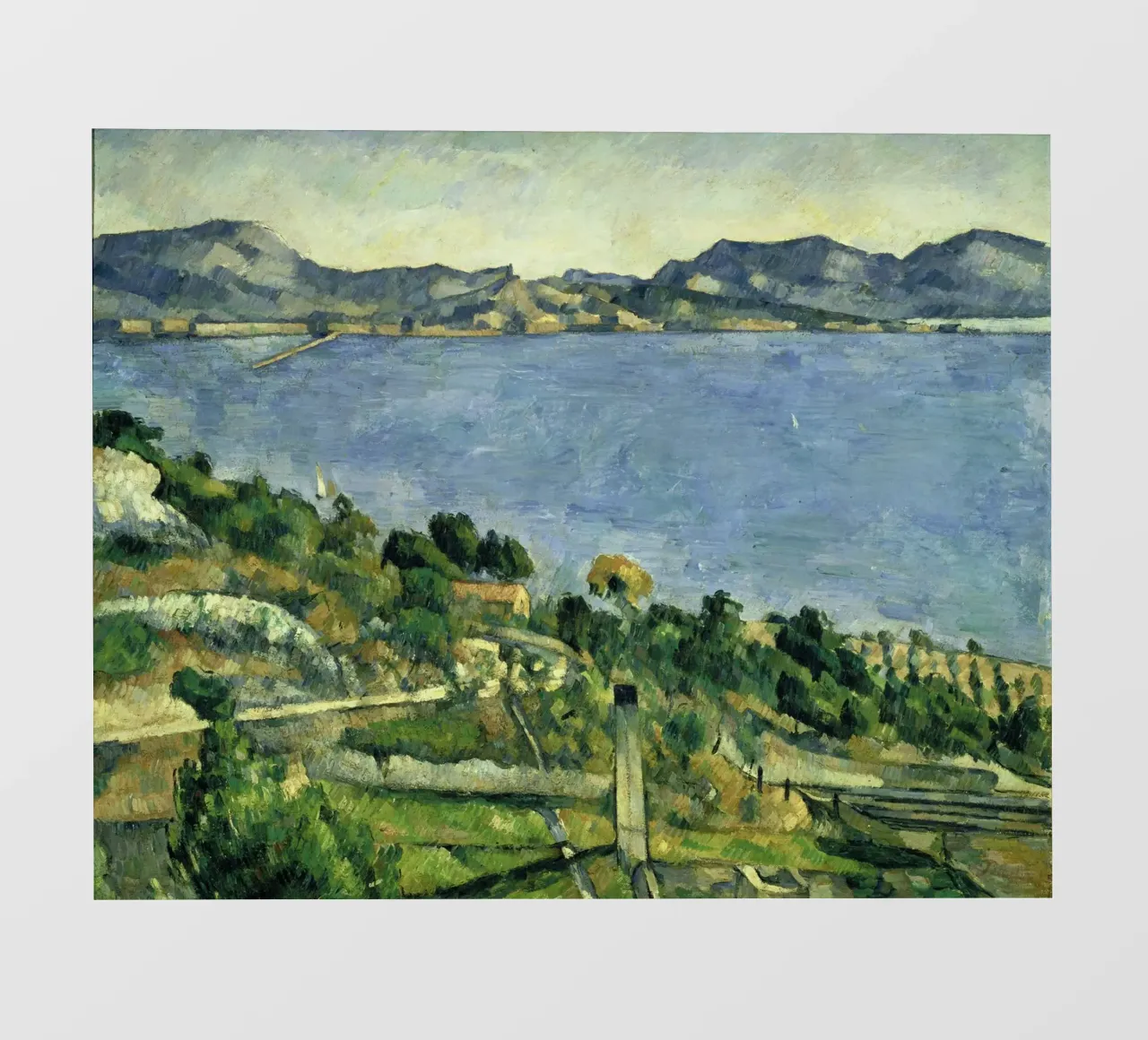 Cézanne - L'Estaque pellicola backlit da ARTOTHEK