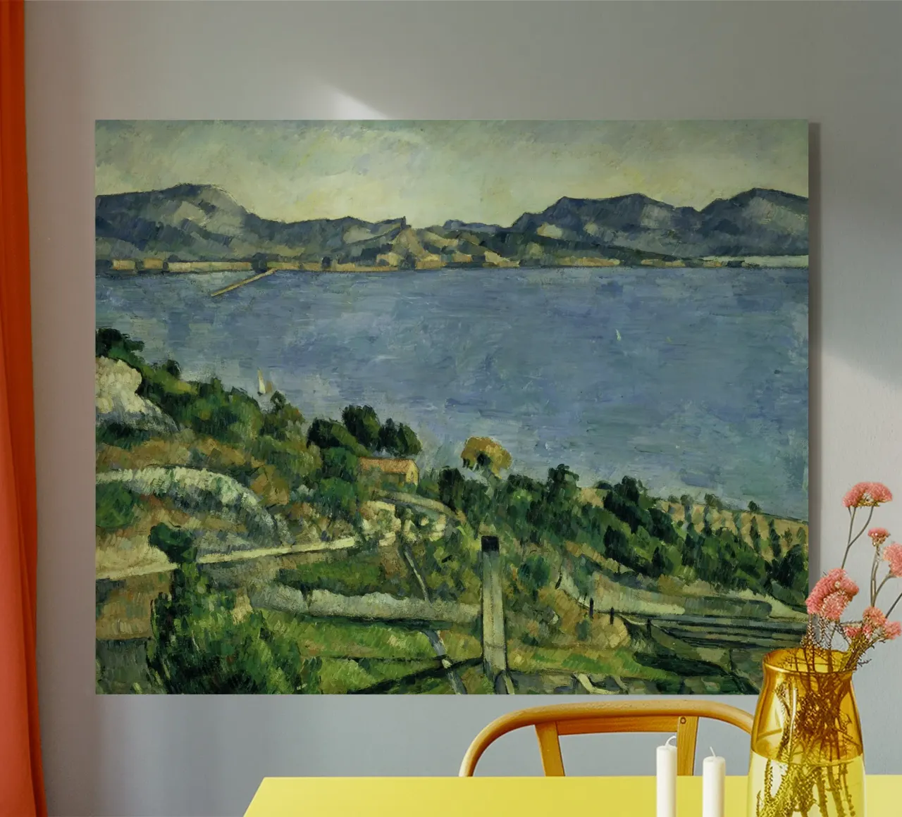 Cézanne - L'Estaque metacrilato de ARTOTHEK