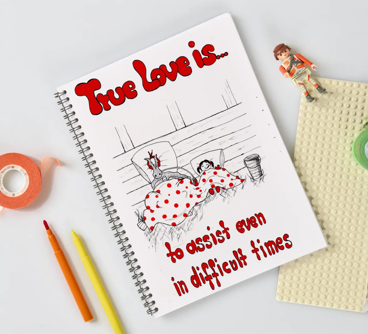 True Love is to assist even in difficult times Ringbuch von Pferdemädchen