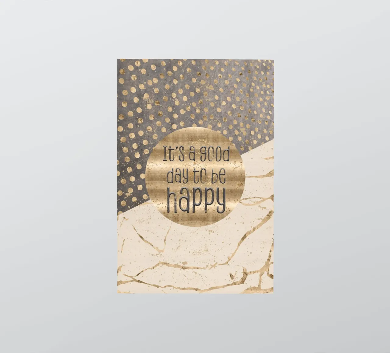 GRAPHIC ART It is a good day to be happy autocollant de Melanie Viola