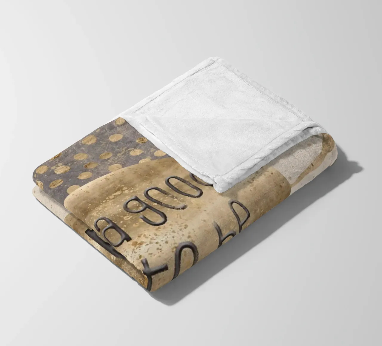 GRAPHIC ART It is a good day to be happy coperta in pile da Melanie Viola