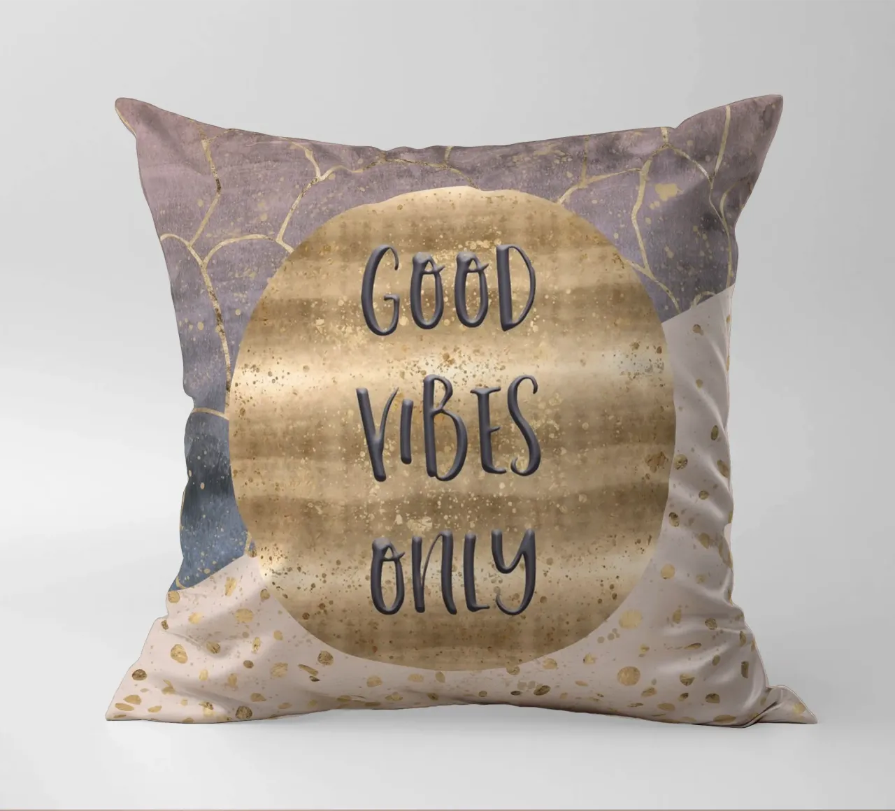 GRAPHIC ART Good vibes only cuscino da Melanie Viola