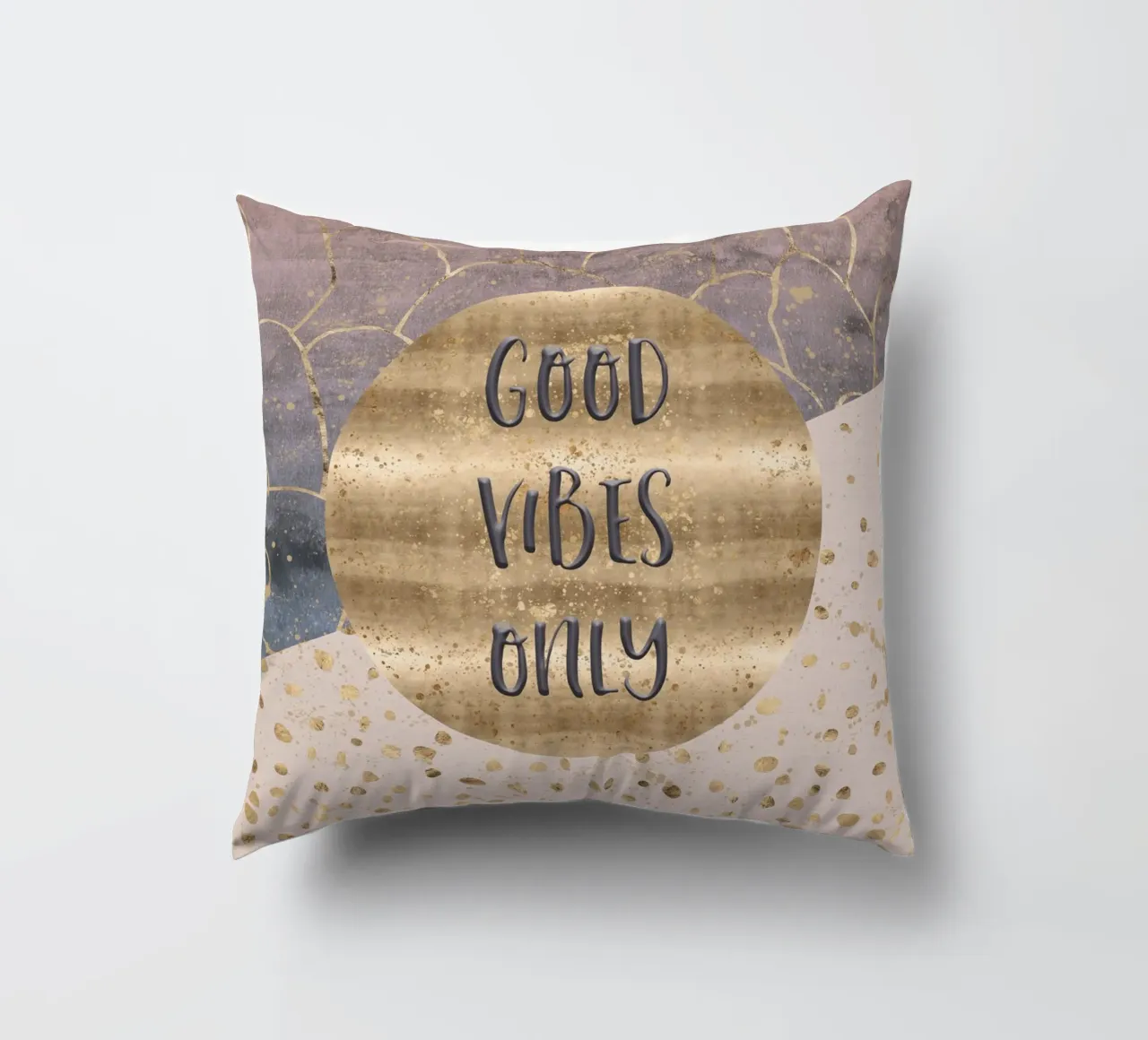 GRAPHIC ART Good vibes only cuscino da Melanie Viola