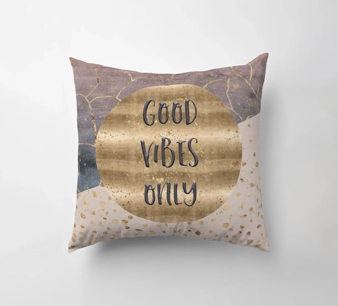 GRAPHIC ART Good vibes only cuscino da Melanie Viola