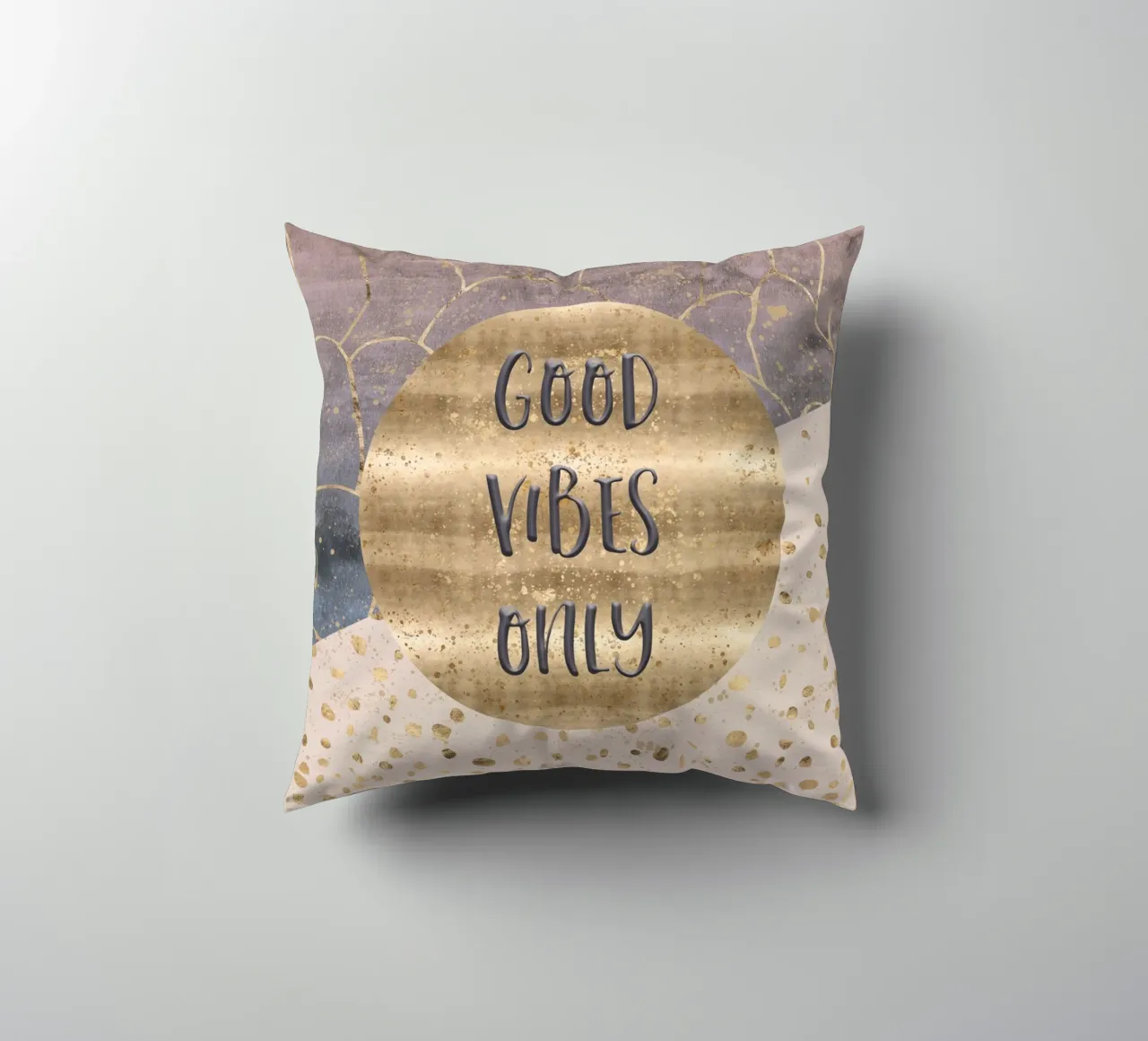 GRAPHIC ART Good vibes only cuscino da Melanie Viola