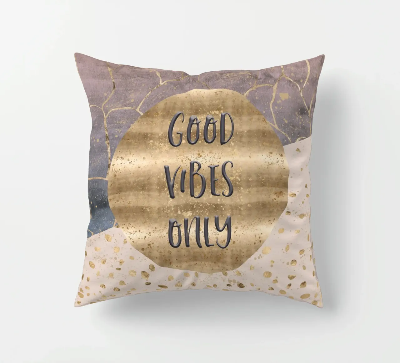 GRAPHIC ART Good vibes only cuscino da Melanie Viola