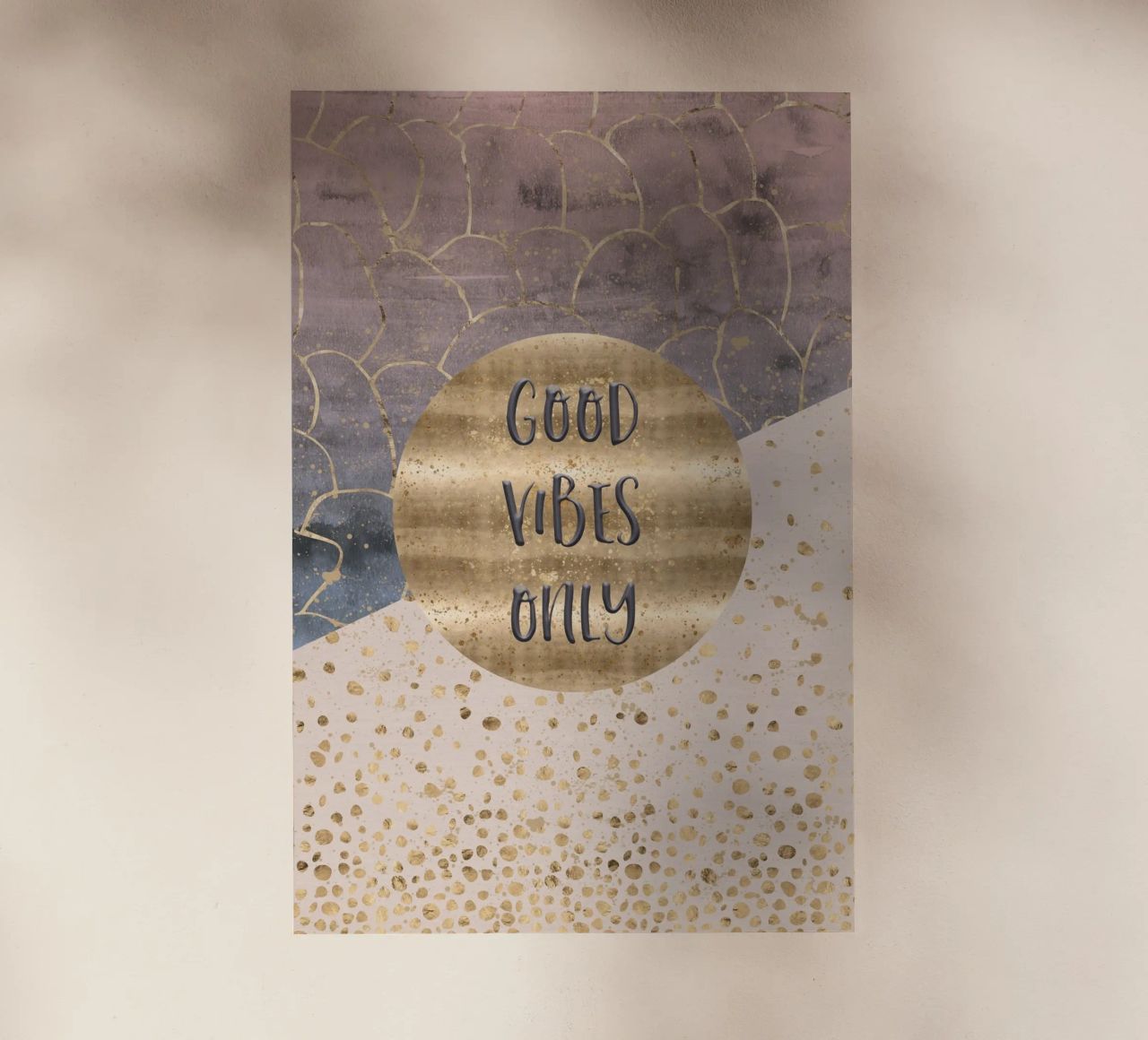 GRAPHIC ART Good vibes only pellicola backlit da Melanie Viola