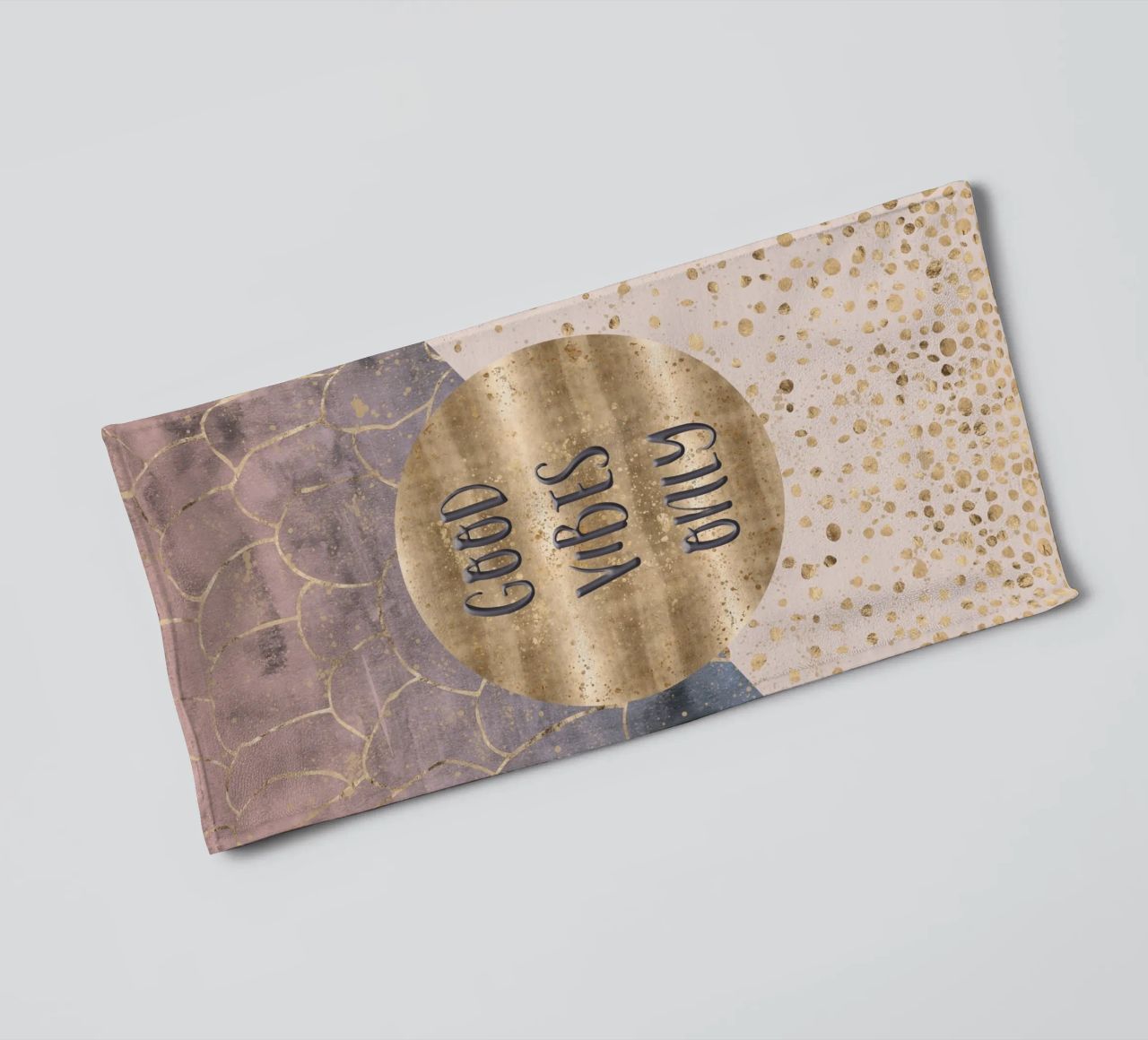 GRAPHIC ART Good vibes only asciugamano da bagno da Melanie Viola
