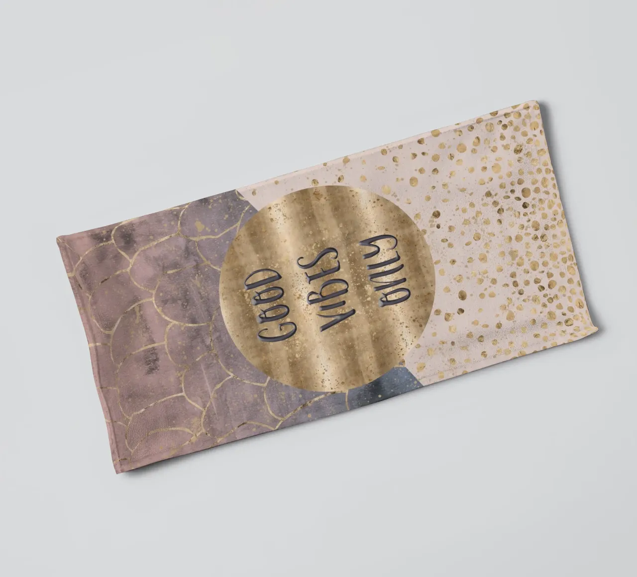 GRAPHIC ART Good vibes only asciugamano da bagno da Melanie Viola