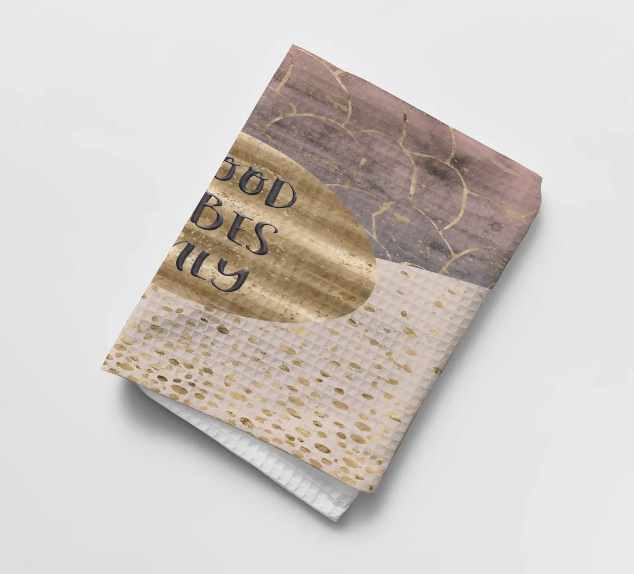 GRAPHIC ART Good vibes only torchon de Melanie Viola