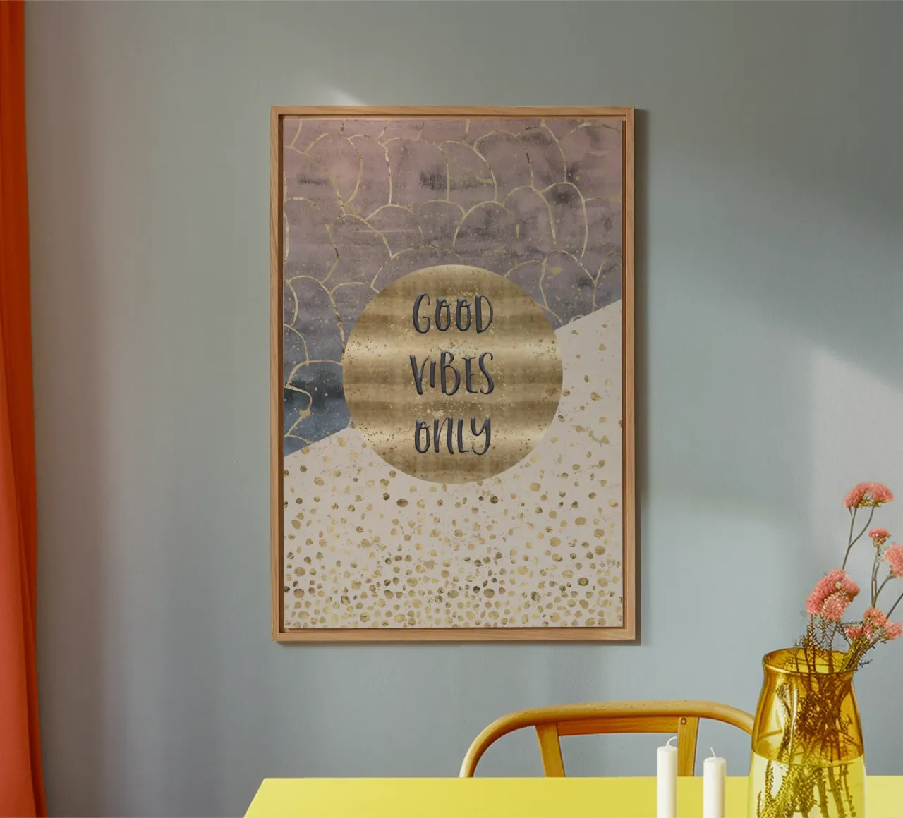 GRAPHIC ART Good vibes only pannello forex da Melanie Viola