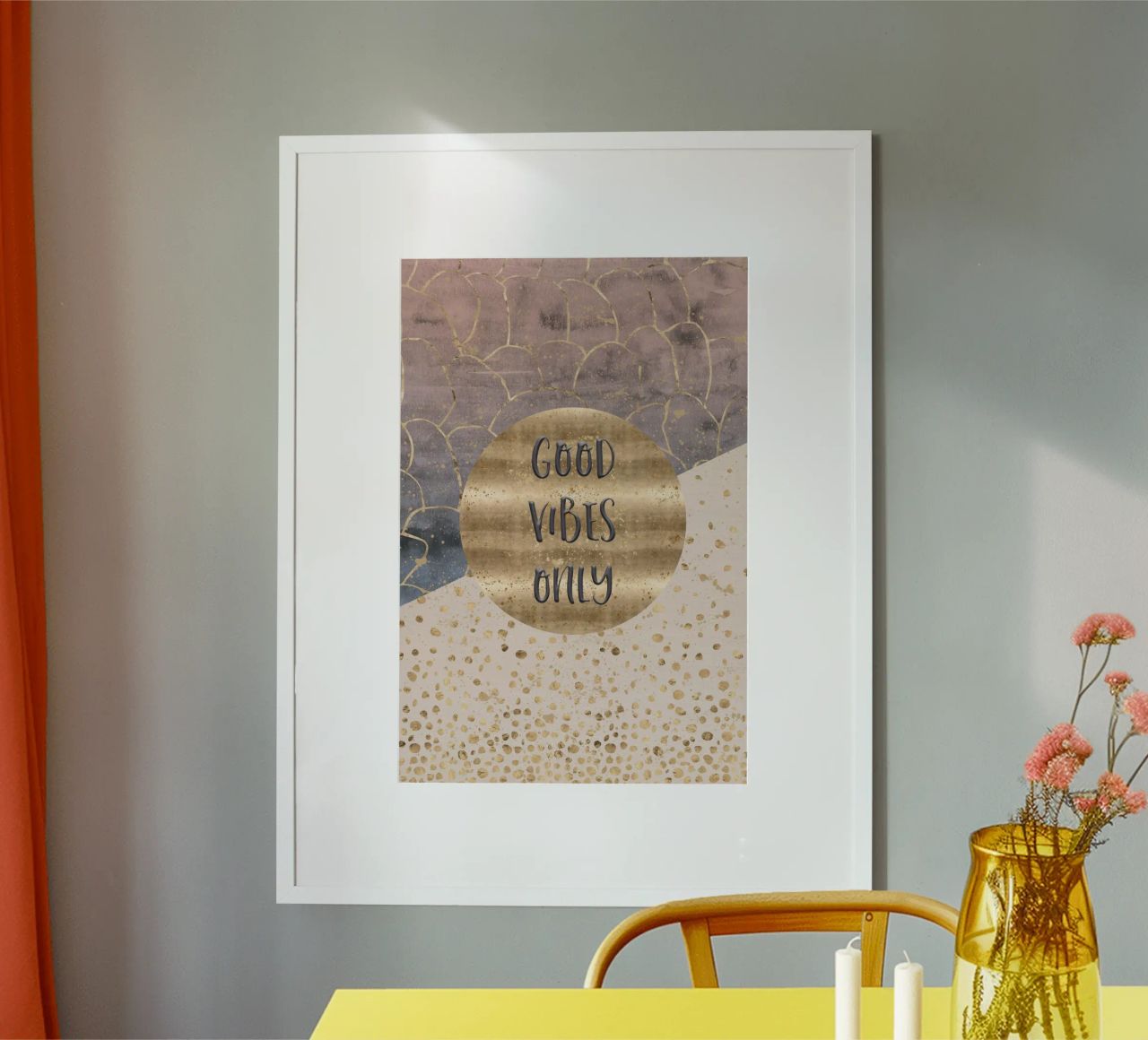 GRAPHIC ART Good vibes only poster da Melanie Viola