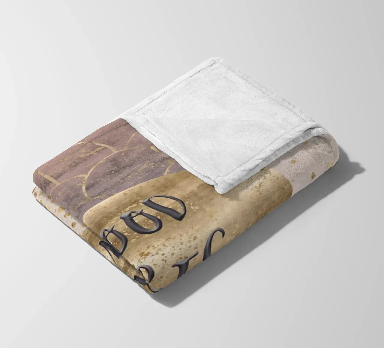 GRAPHIC ART Good vibes only coperta in pile da Melanie Viola