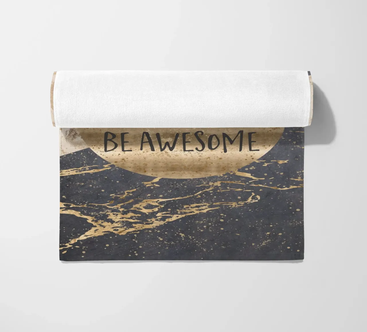 GRAPHIC ART Wake up and be awesome telo mare da Melanie Viola